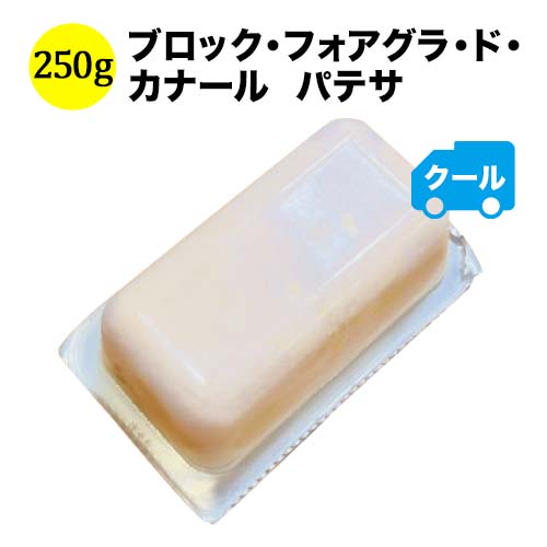 クール便限定！ブロック・フォアグラ・ド・カナール 250g パテサ ブルガリア  フォアグラ 【こだわり食品】