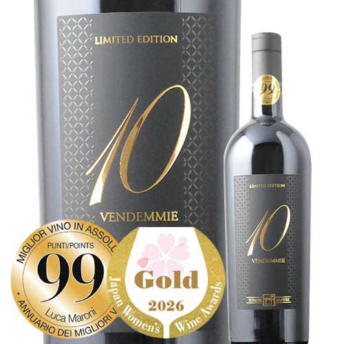 ディエチ・ヴェンデミエ テヌータ・ウリッセ MV イタリア アブルッツオ 赤ワイン フルボディ 750ml