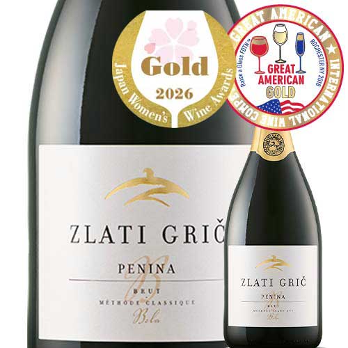 ぺニーナ・ベラ ズラティ・グリツ NV スロベニア ポドラウイエ スパークリングワイン 辛口 750ml