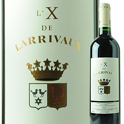 Ｘ　ド・ラリヴォ 2015年 フランス ボルドー 赤ワイン フルボディ 750ml