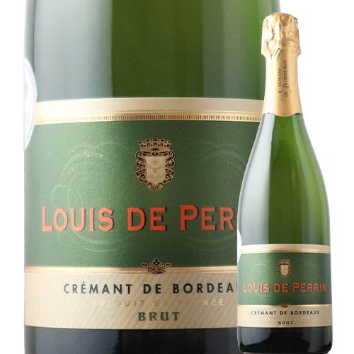 クレマン・ド・ボルドー ルイ・ド・ペラン UG ボルドー NV フランス ボルドー スパークリングワイン・白 辛口 750ml