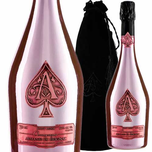 ブリュット・ロゼ（ギフト袋入り） アルマン・ド・ブリニャック NV フランス シャンパーニュ シャンパン・ロゼ 辛口 750ml