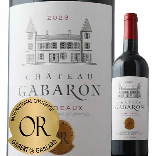シャトー・ガバロン 2023年 フランス ボルドー赤ワイン フルボディ 750ml